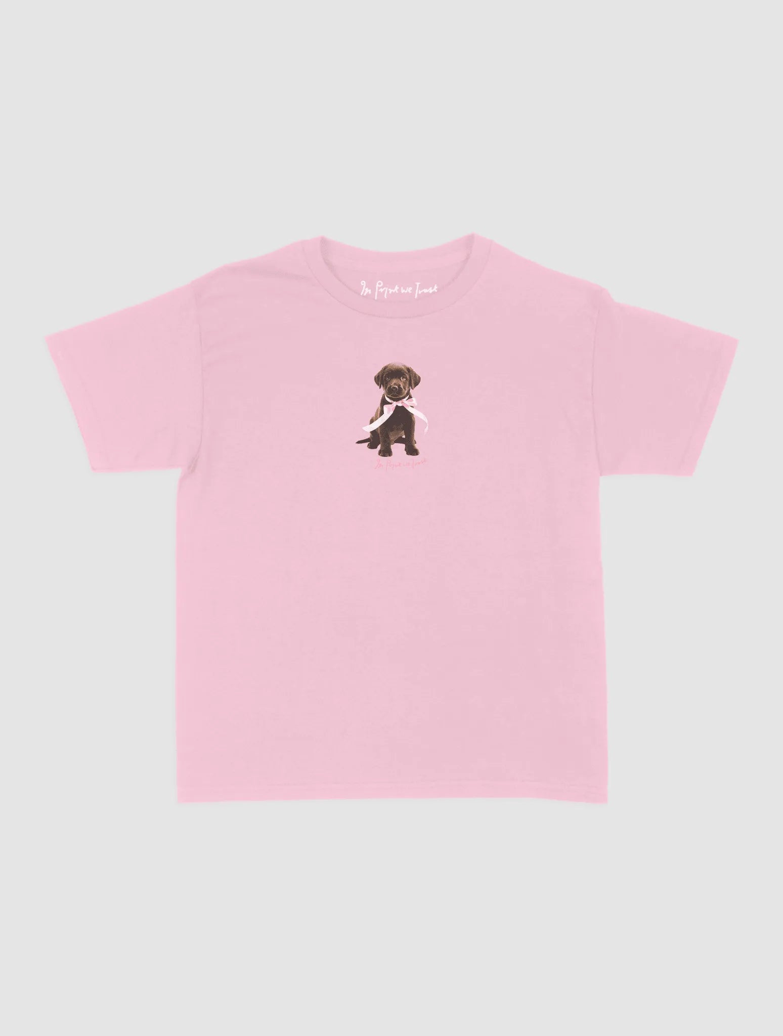 chocolate baby tee - In Print We Trust