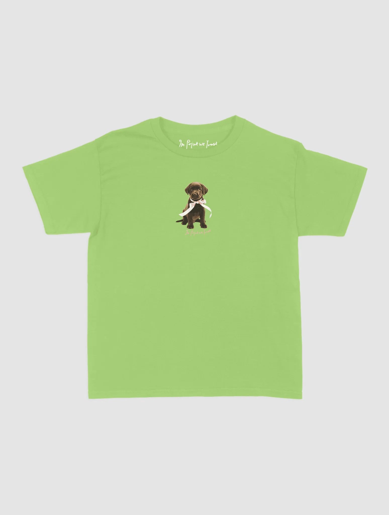 chocolate baby tee - In Print We Trust