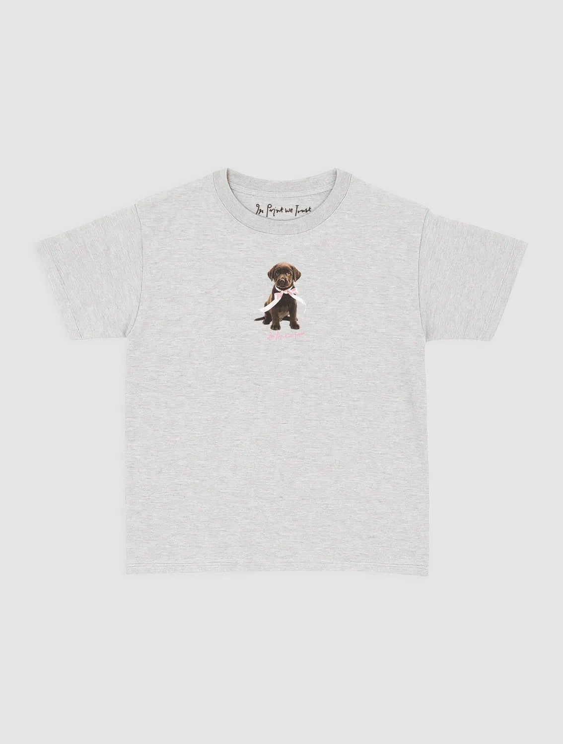 chocolate baby tee - In Print We Trust