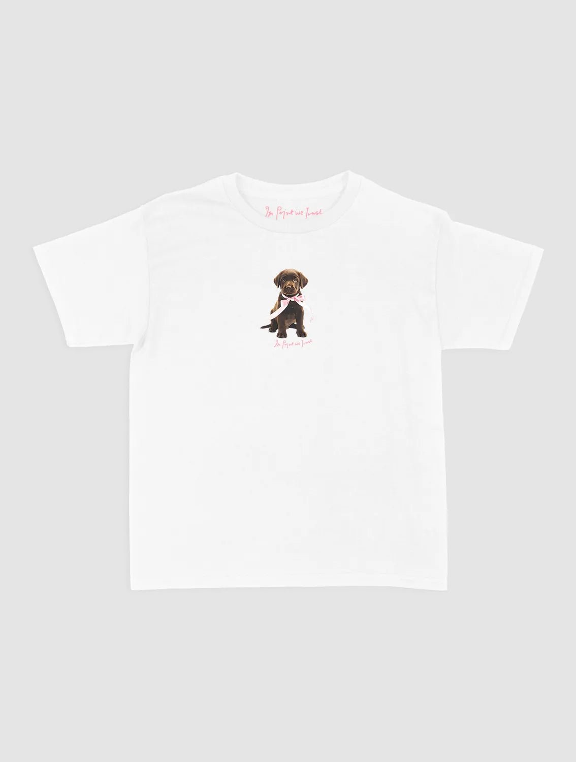 chocolate baby tee - In Print We Trust