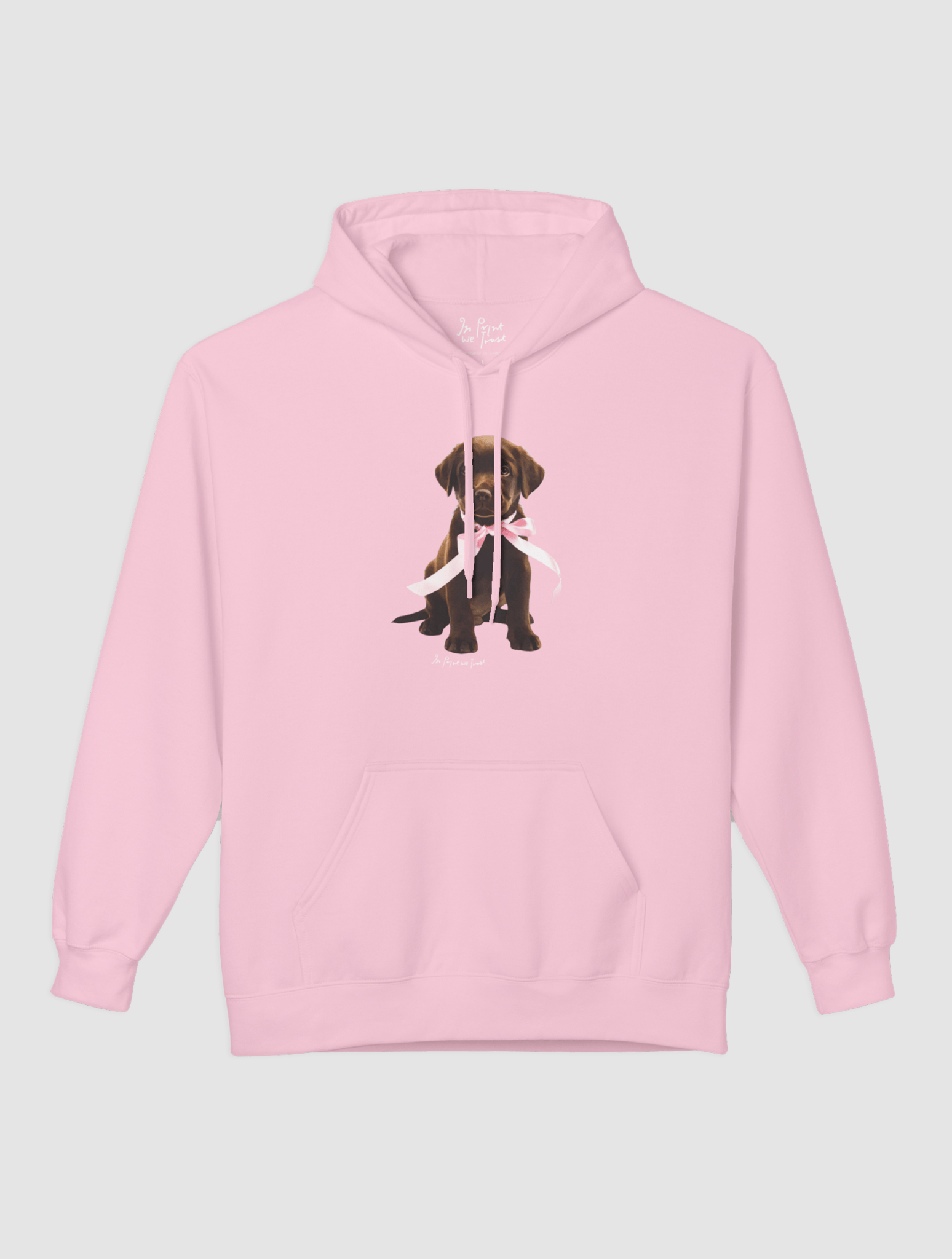 chocolate hoodie - In Print We Trust