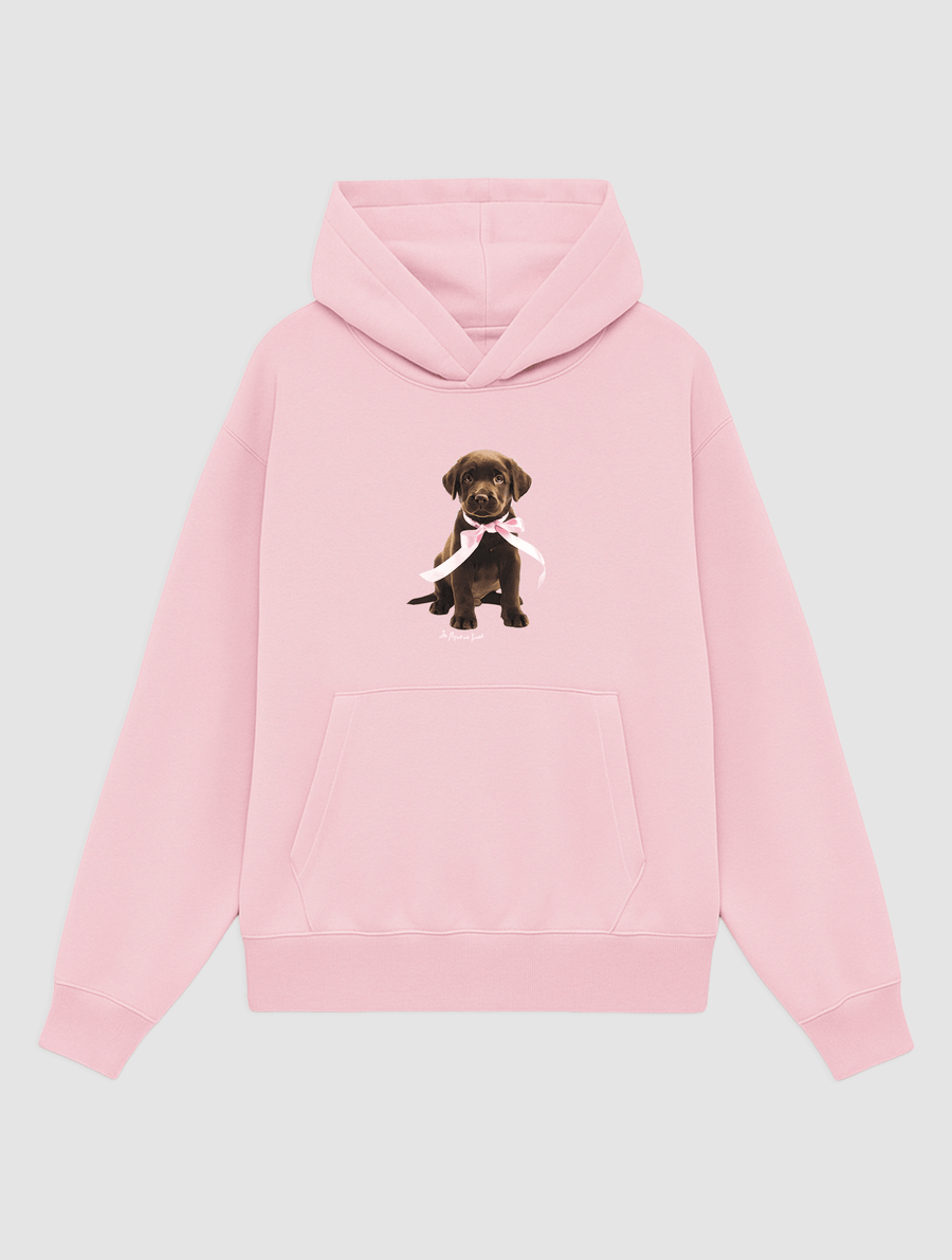 chocolate pink hoodie - In Print We Trust