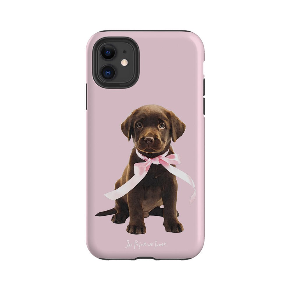 chocolate tough iPhone case - In Print We Trust