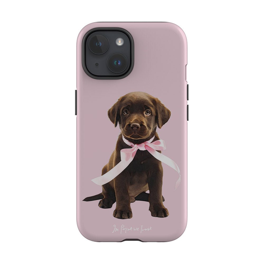 chocolate tough iPhone case - In Print We Trust