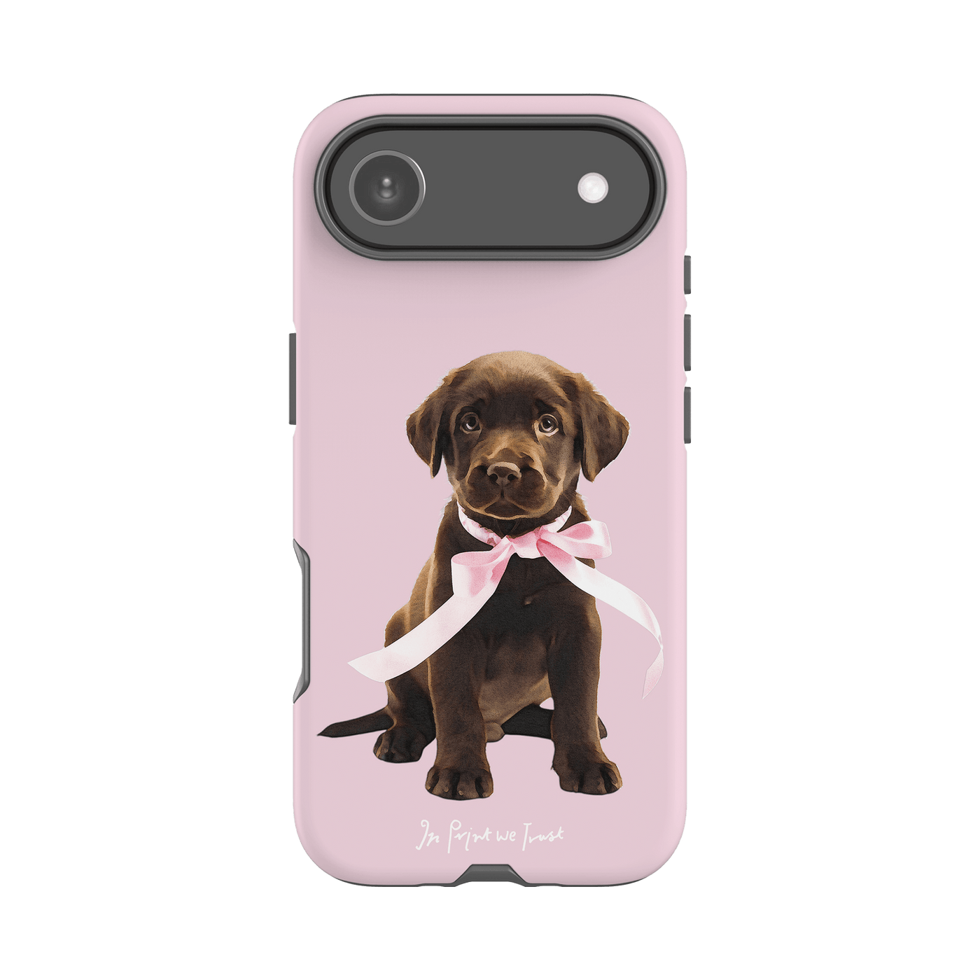 chocolate tough iPhone case - In Print We Trust