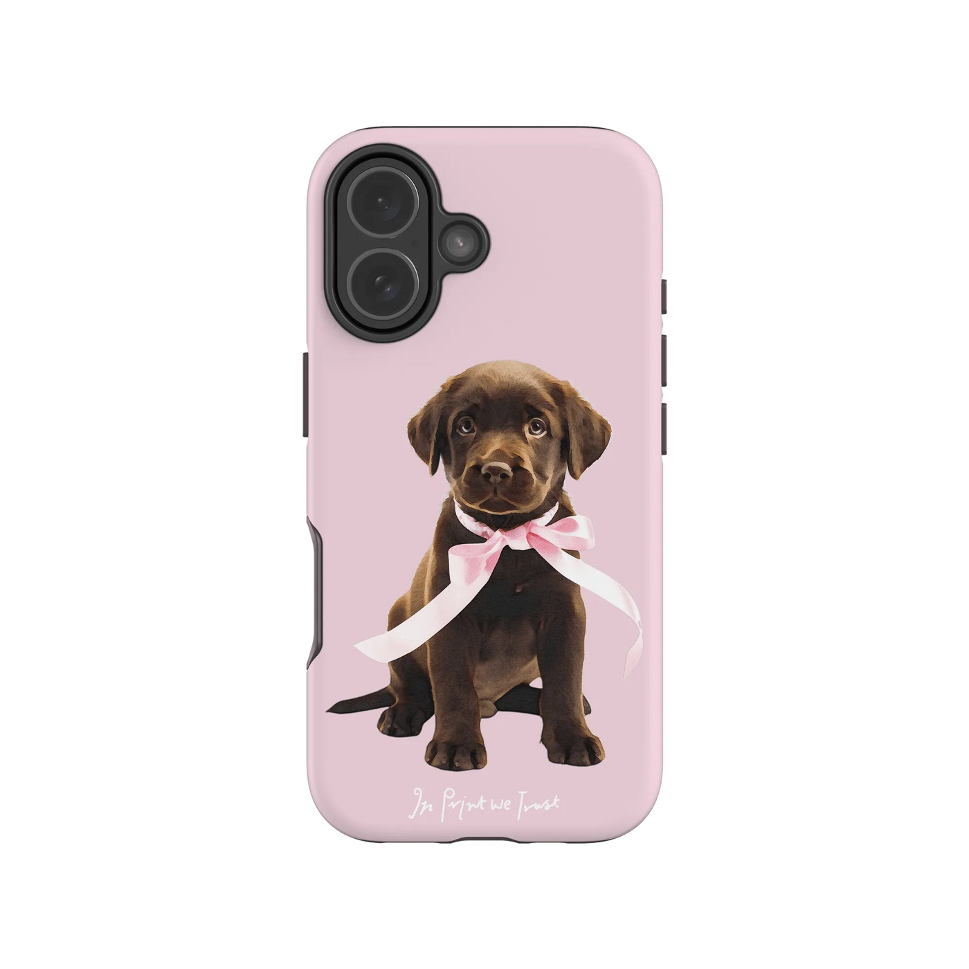 chocolate tough iPhone case - In Print We Trust