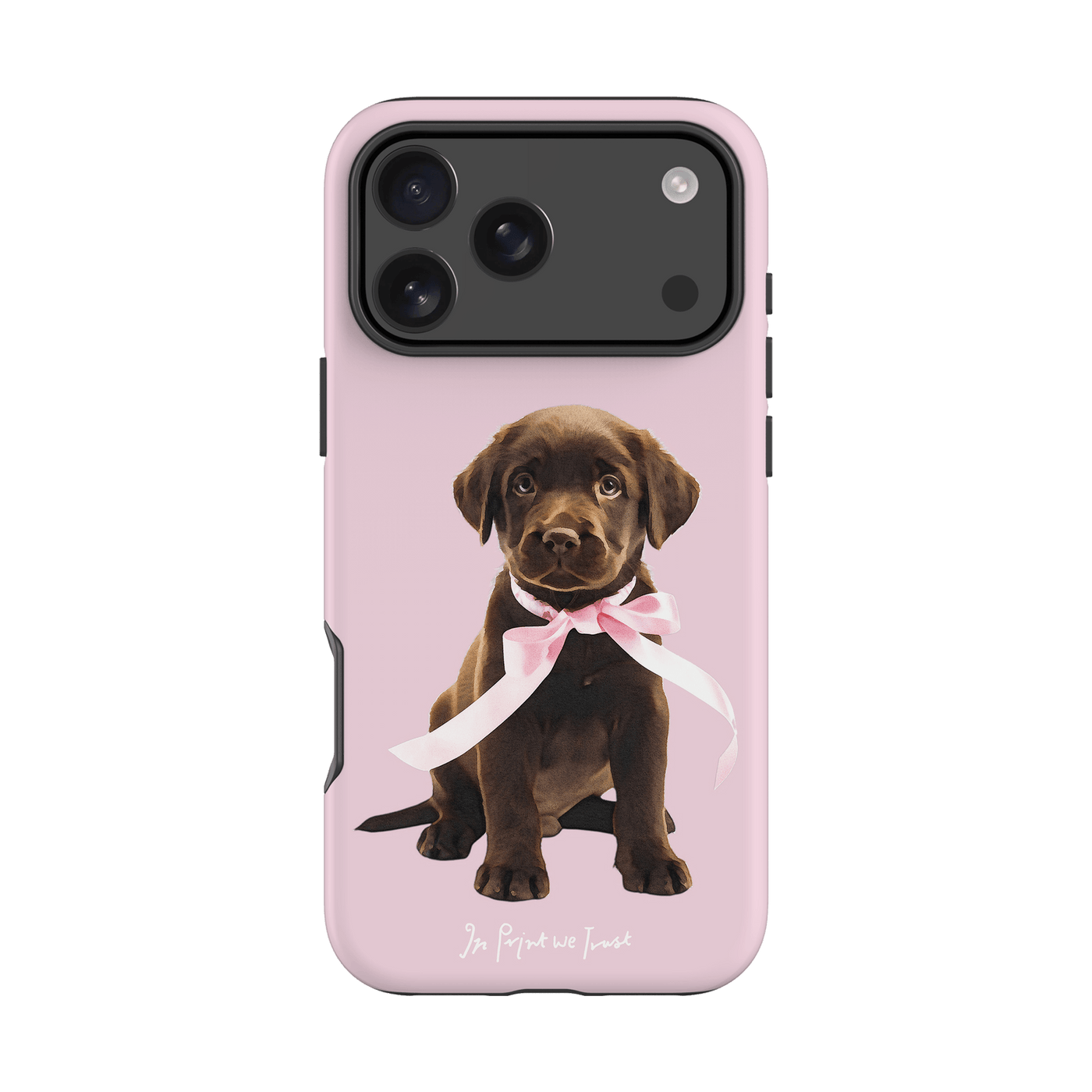 chocolate tough iPhone case - In Print We Trust