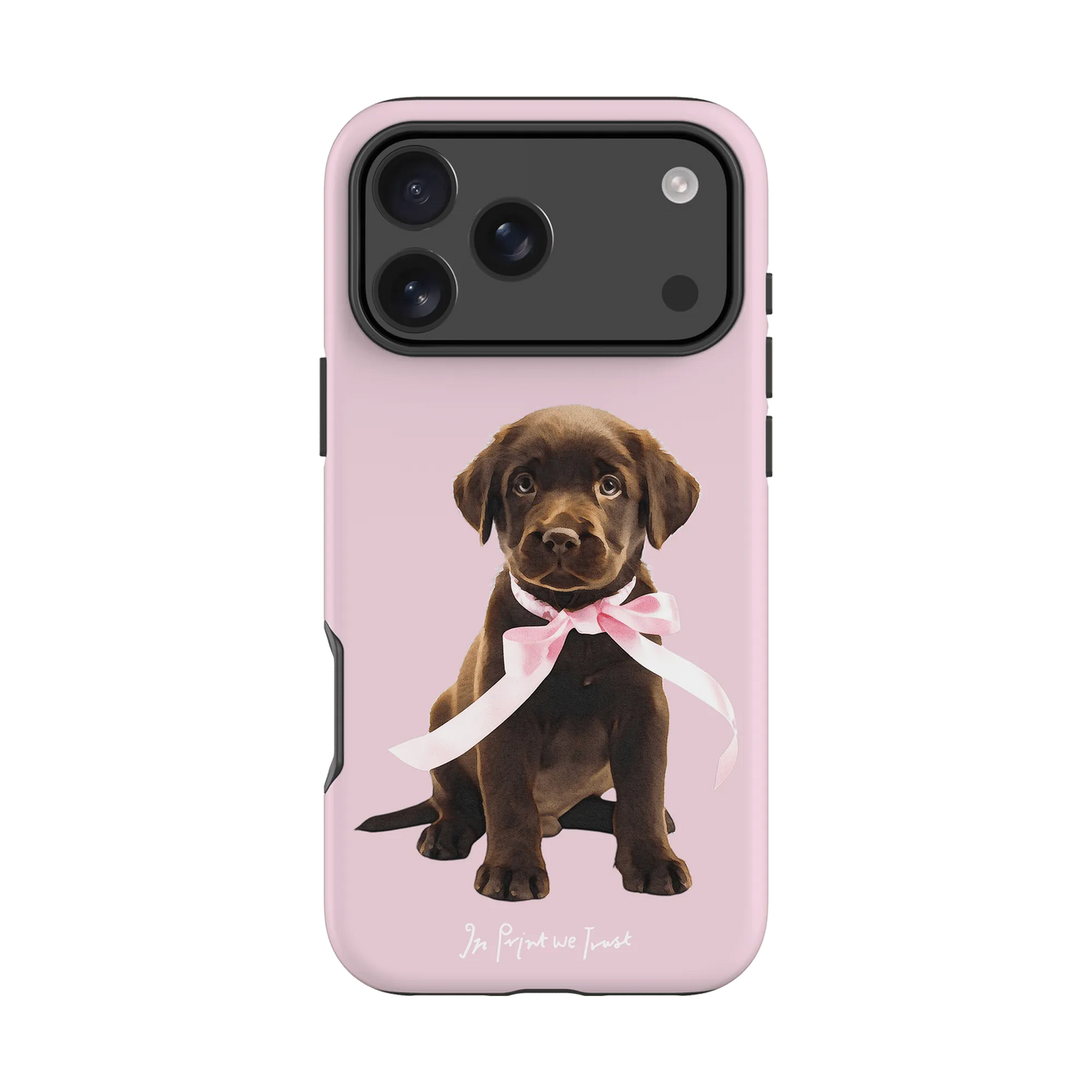 chocolate tough iPhone case - In Print We Trust