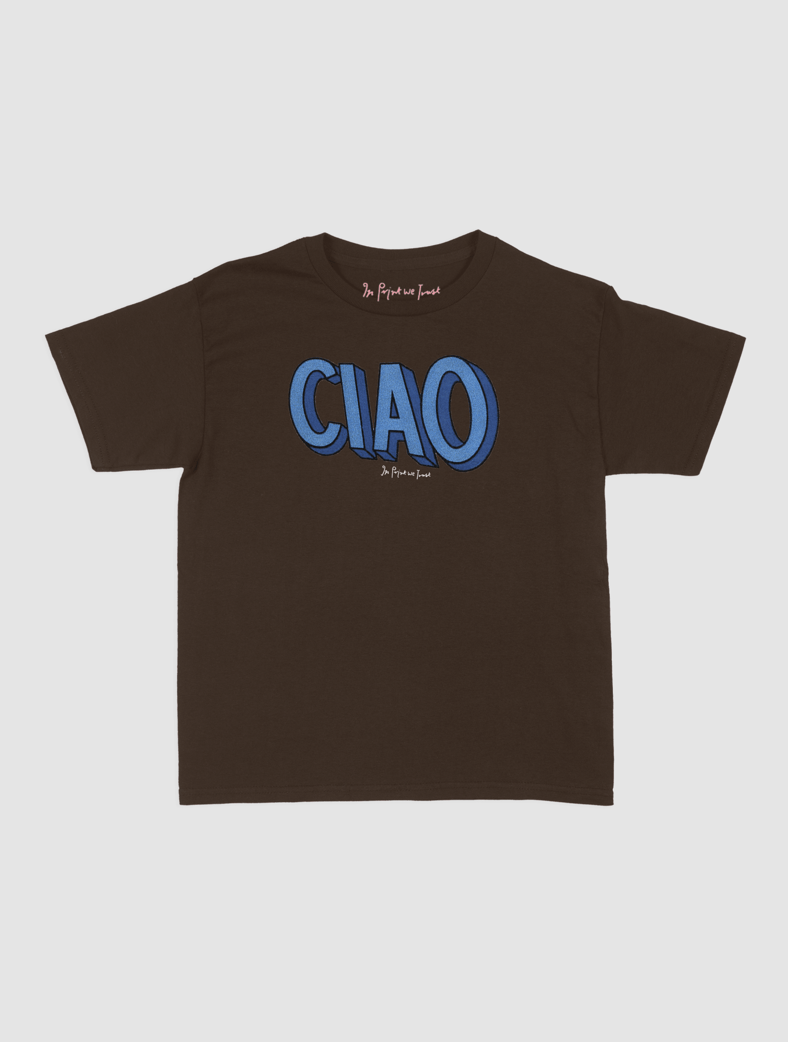 ciao baby tee - In Print We Trust