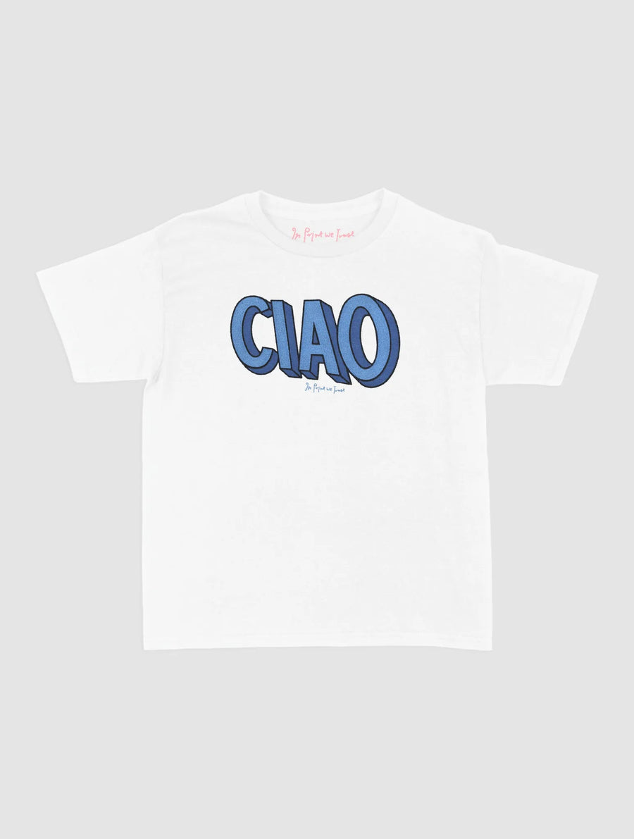 ciao baby tee - In Print We Trust
