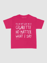 cigarette baby tee - In Print We Trust