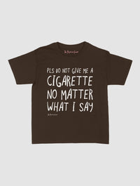 cigarette baby tee - In Print We Trust