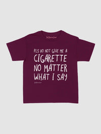 cigarette baby tee - In Print We Trust
