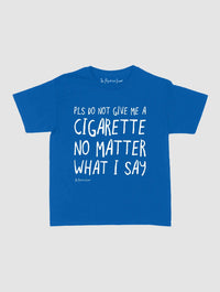 cigarette baby tee - In Print We Trust