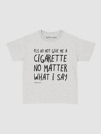 cigarette baby tee - In Print We Trust
