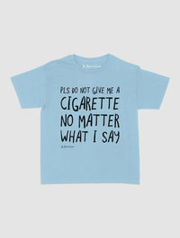 cigarette baby tee - In Print We Trust