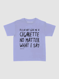 cigarette baby tee - In Print We Trust