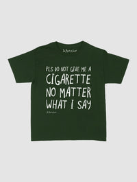 cigarette baby tee - In Print We Trust
