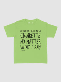 cigarette baby tee - In Print We Trust