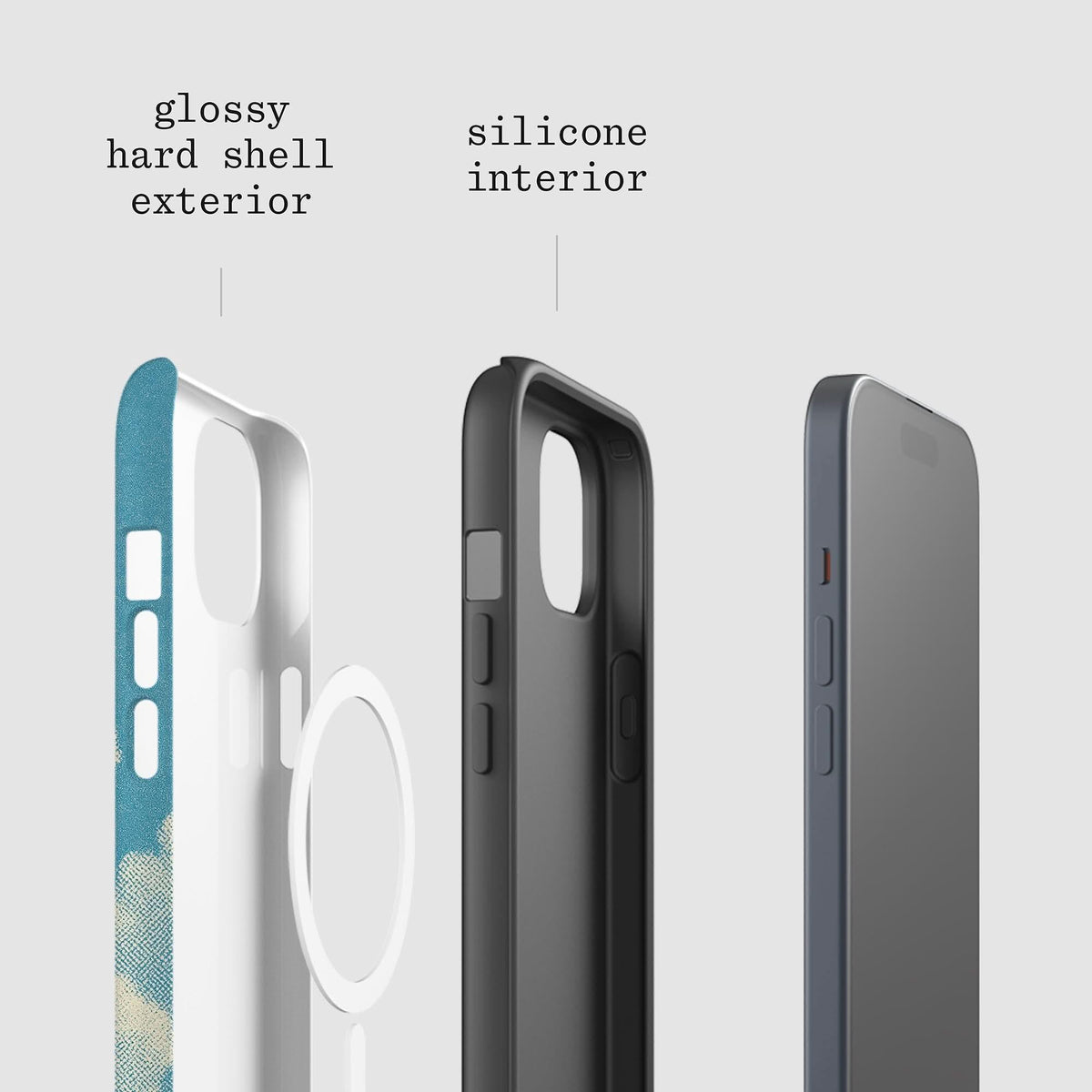 clouds tough iPhone case - In Print We Trust