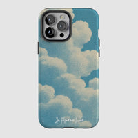 clouds tough iPhone case - In Print We Trust