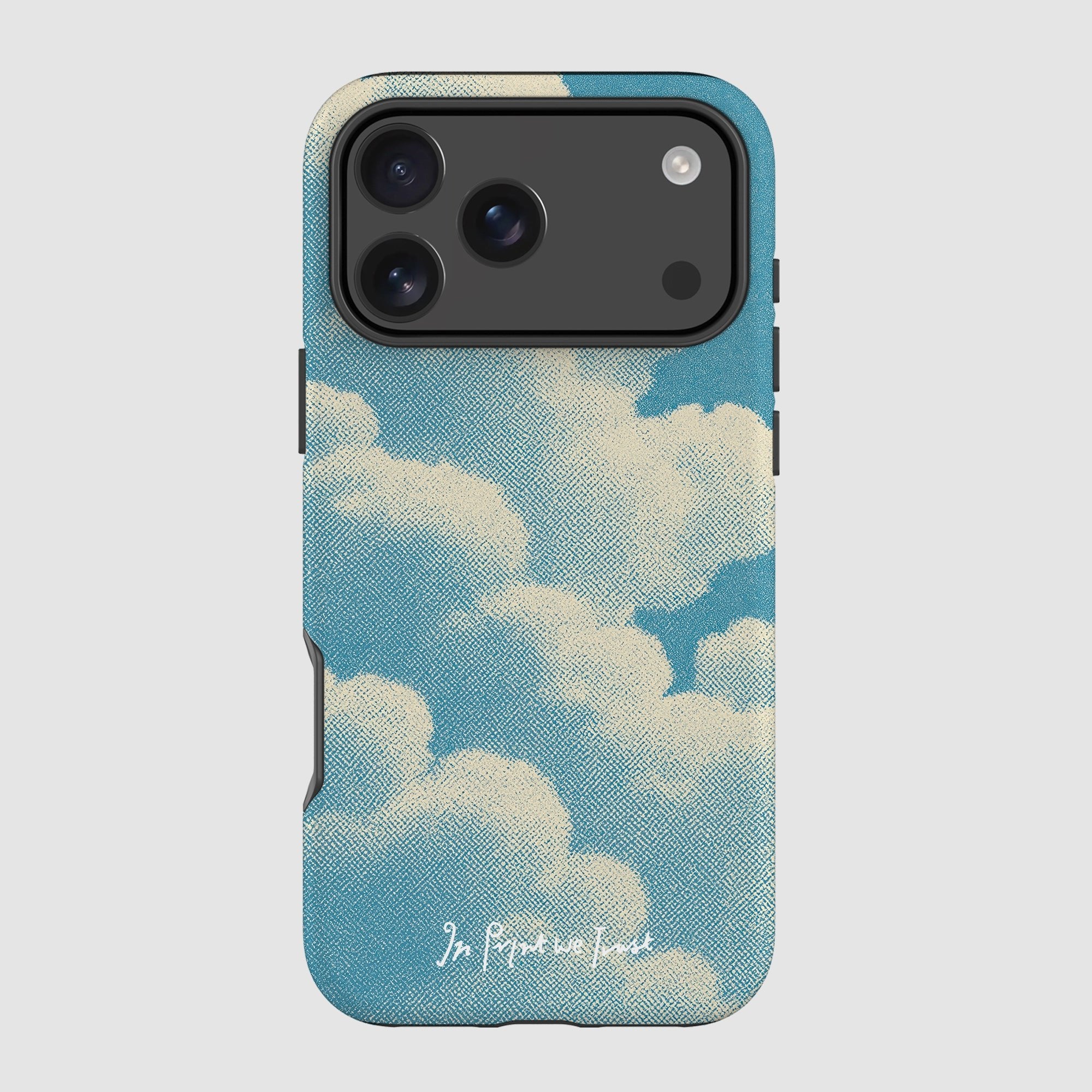clouds tough iPhone case - In Print We Trust