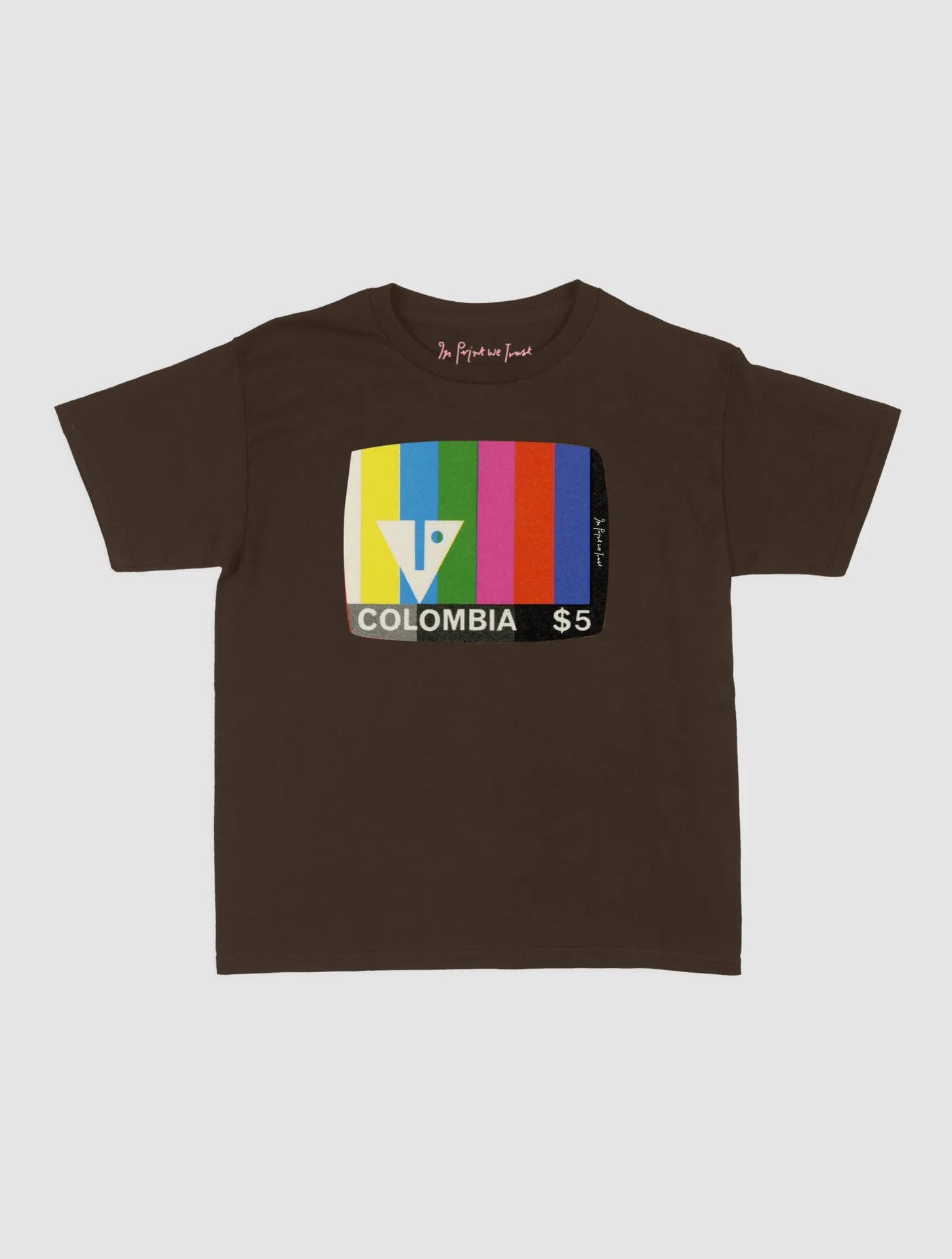 colombia baby tee - In Print We Trust