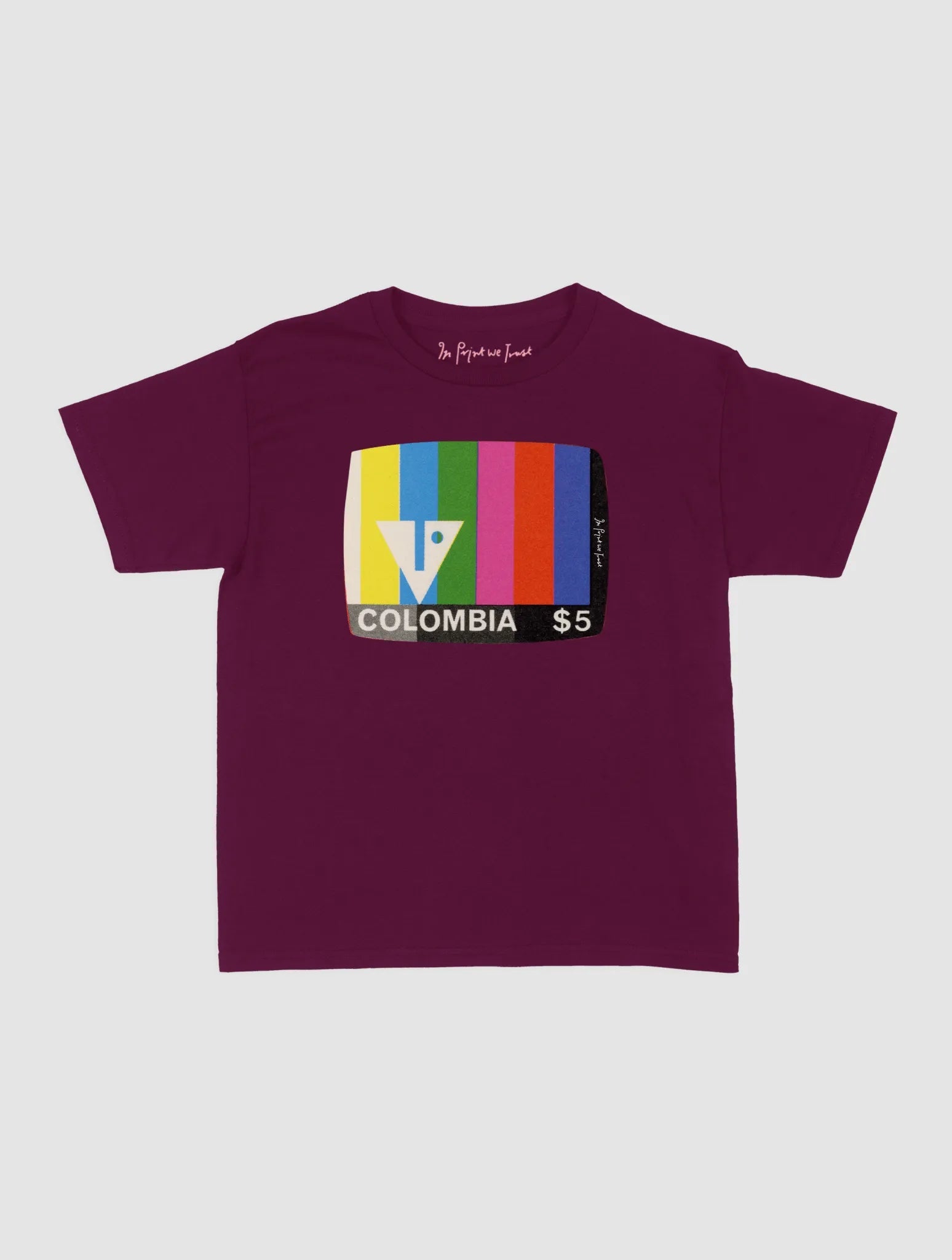 colombia baby tee - In Print We Trust
