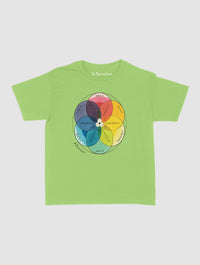 colour wheel baby tee - In Print We Trust