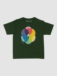 colour wheel baby tee - In Print We Trust