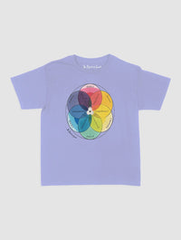 colour wheel baby tee - In Print We Trust