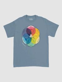 colour wheel classic tee - In Print We Trust