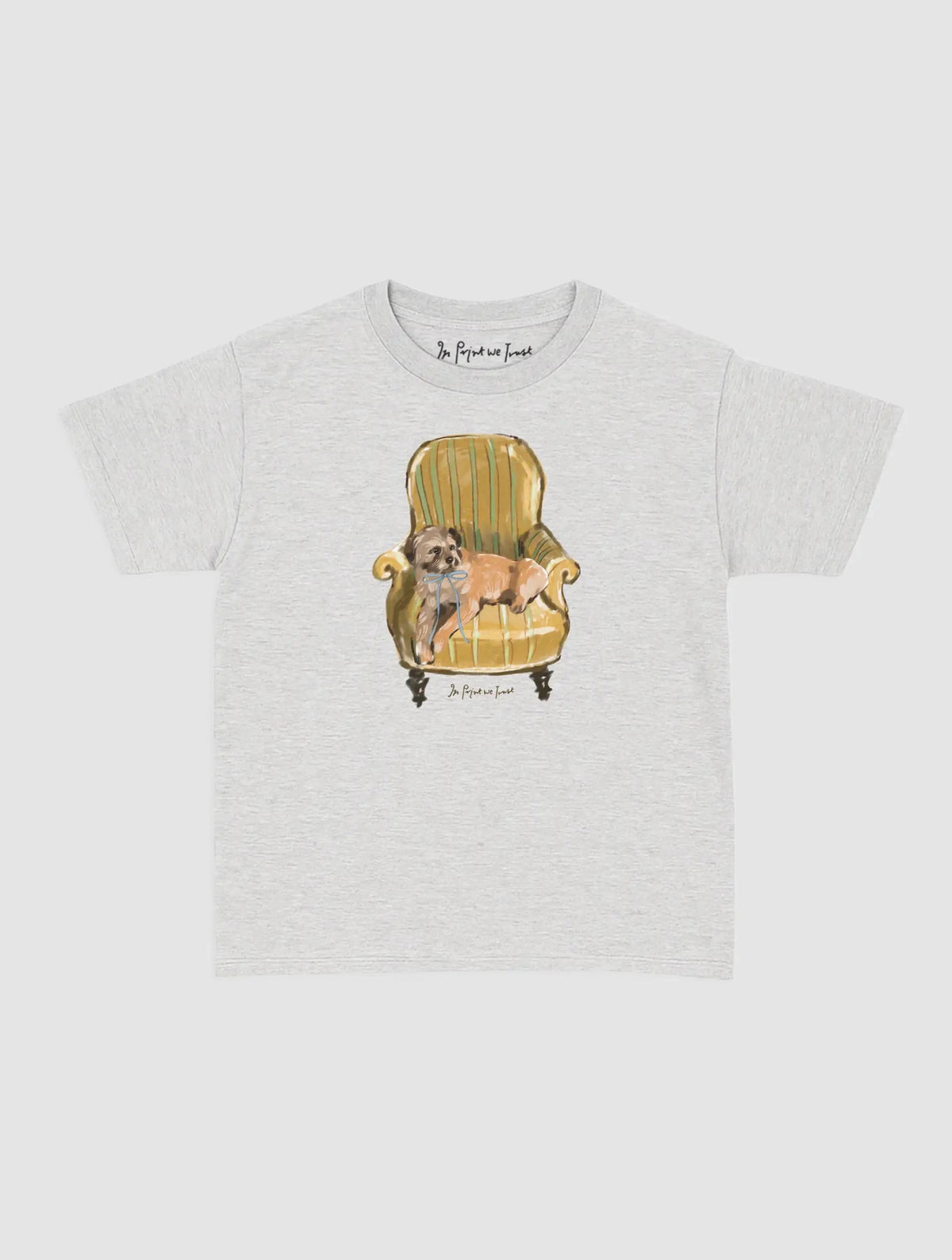 comfy chair baby tee - In Print We Trust