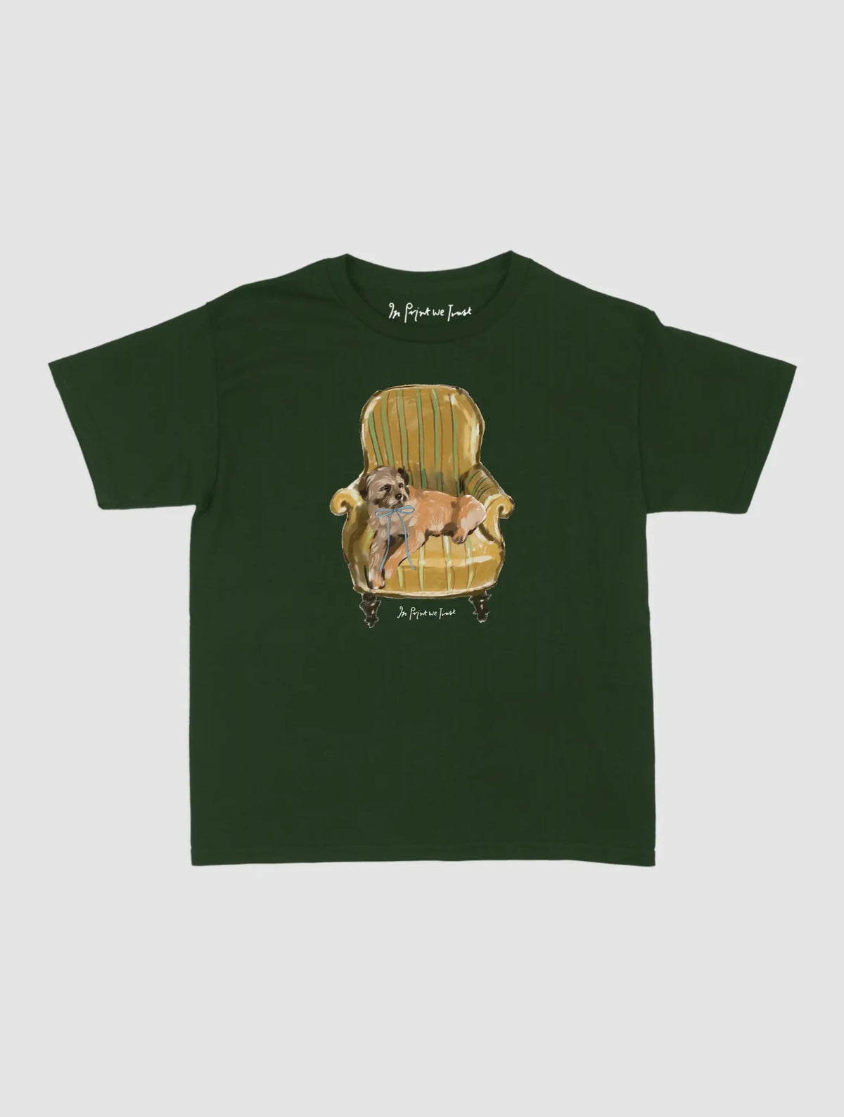 comfy chair baby tee - In Print We Trust
