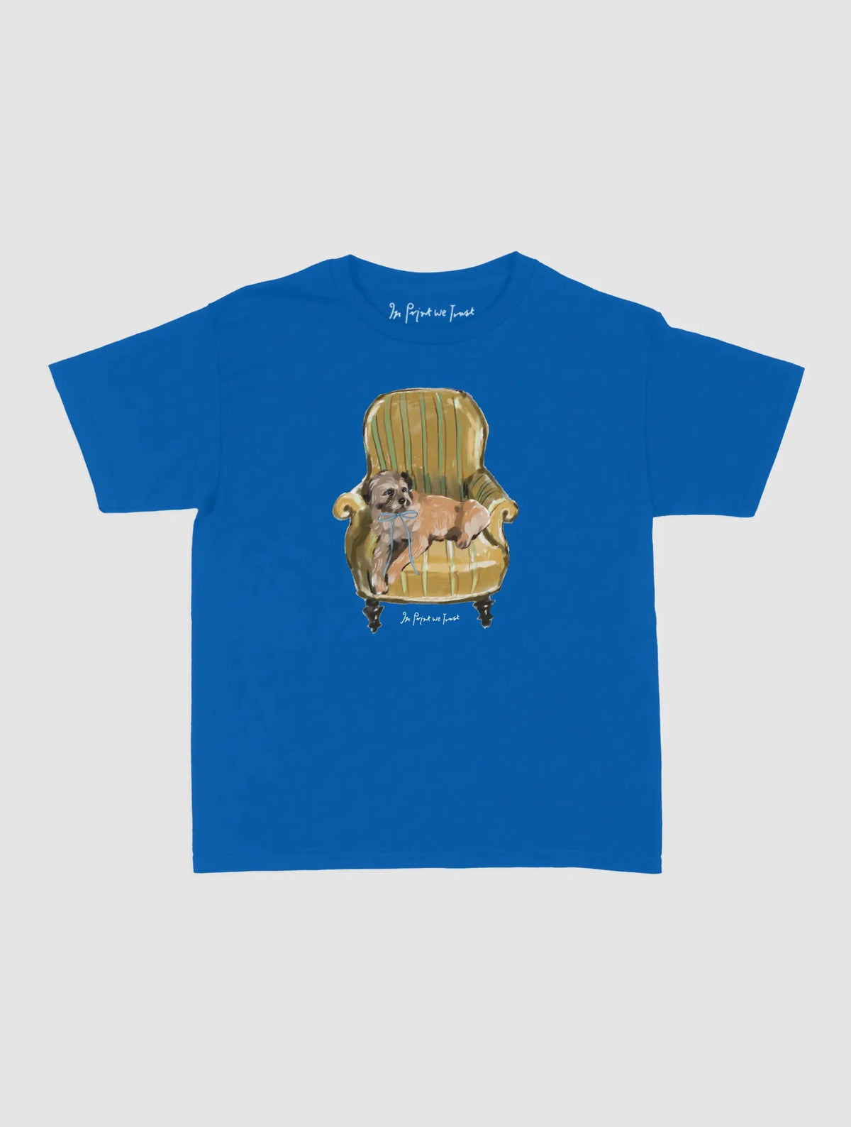 comfy chair baby tee - In Print We Trust