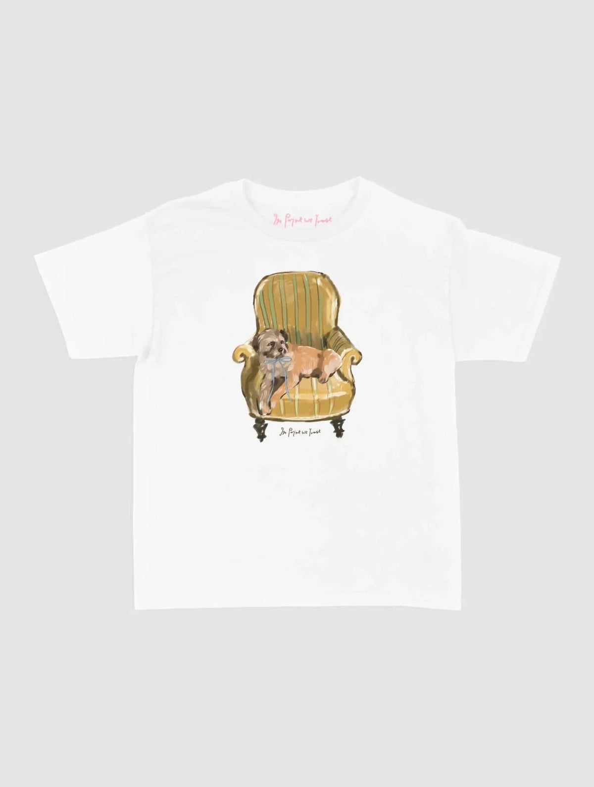 comfy chair baby tee - In Print We Trust