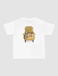 comfy chair baby tee - In Print We Trust