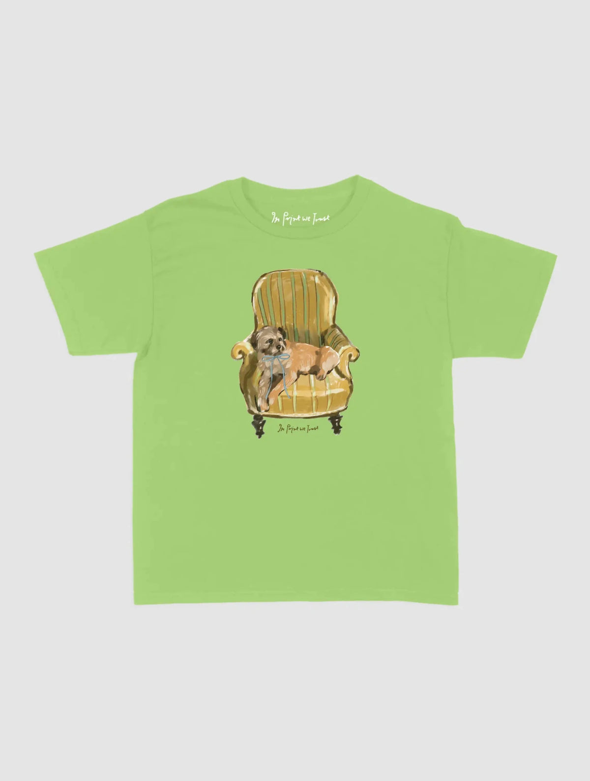 comfy chair baby tee - In Print We Trust