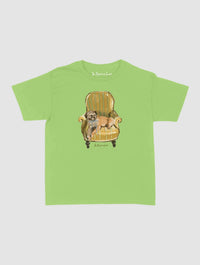 comfy chair baby tee - In Print We Trust