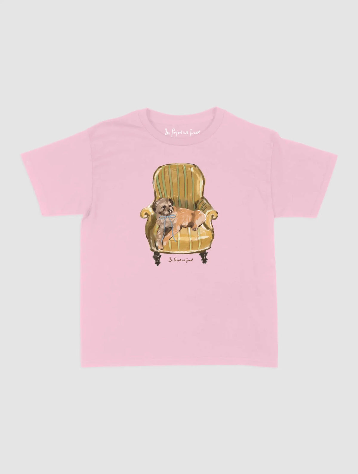 comfy chair baby tee - In Print We Trust