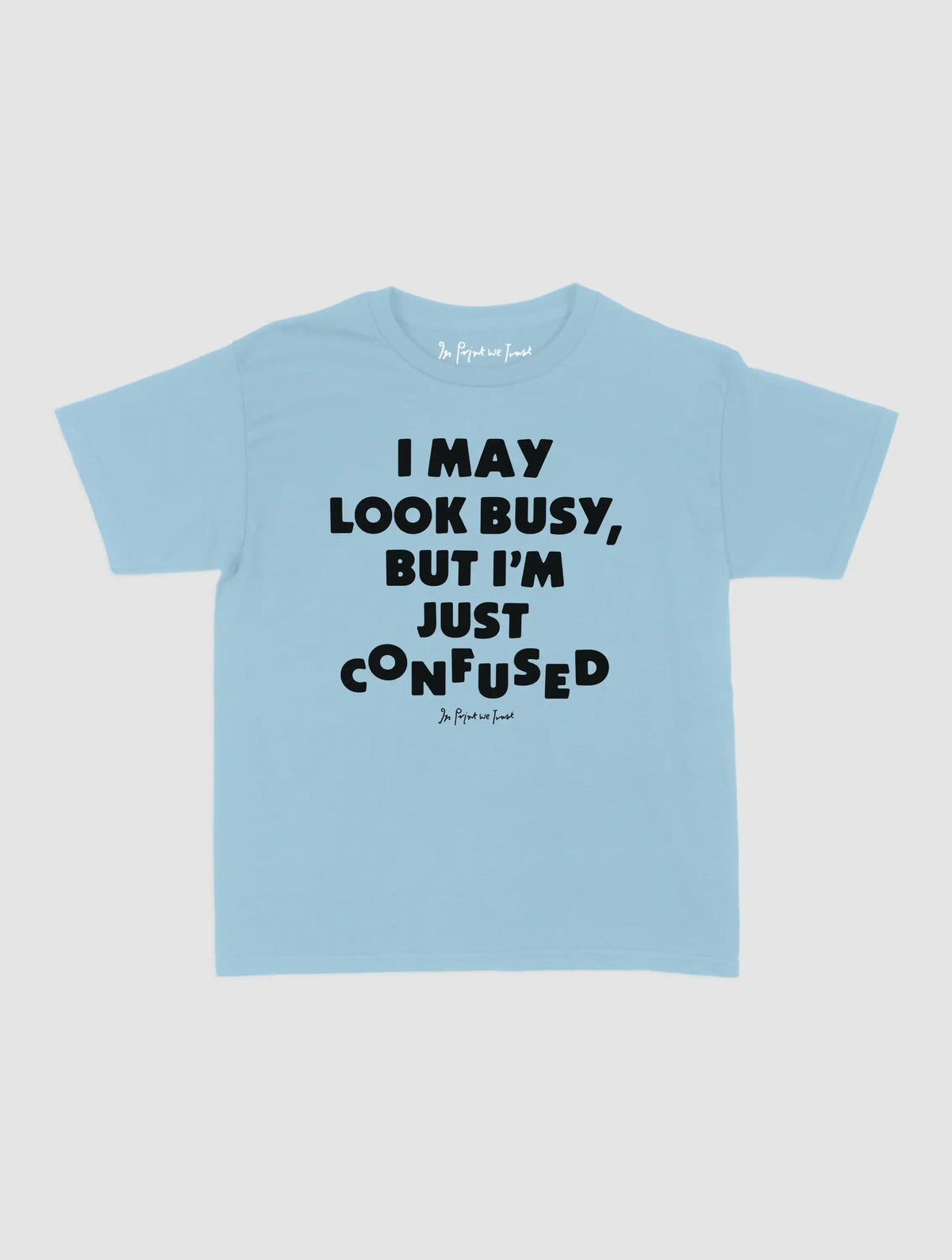 confused baby tee