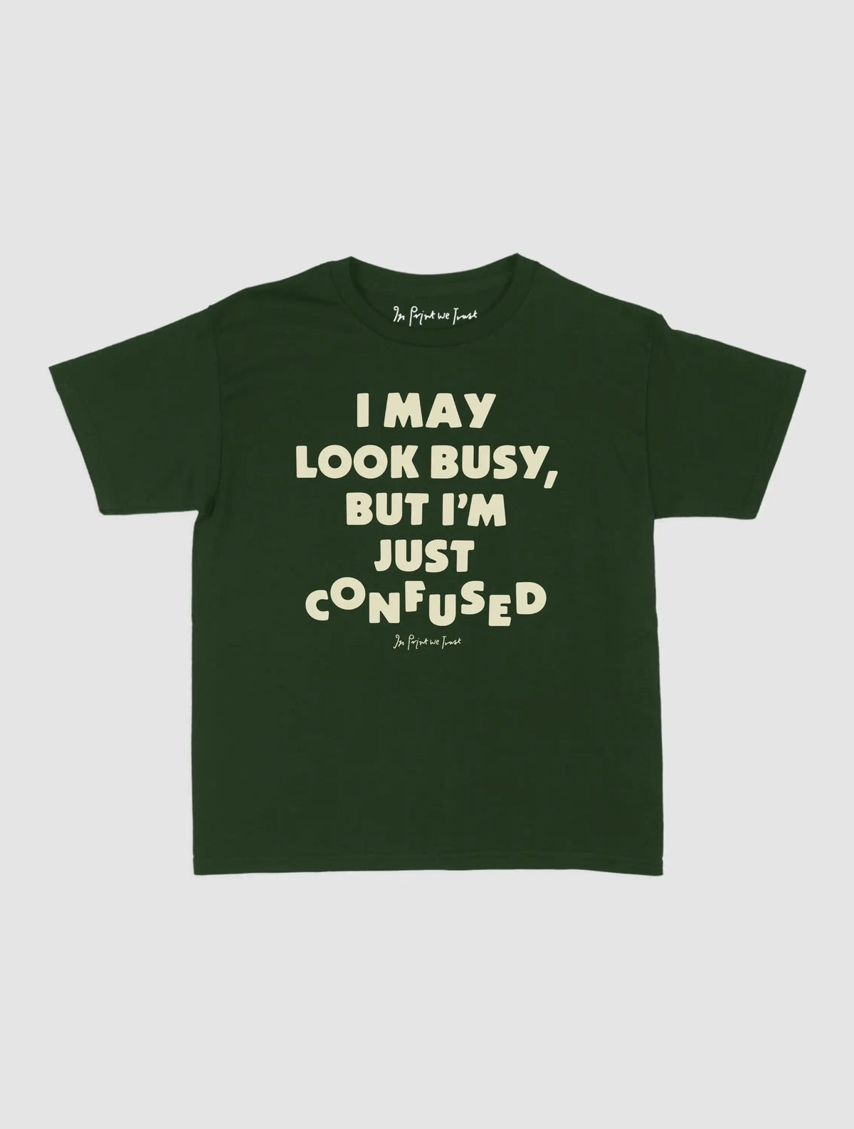confused baby tee