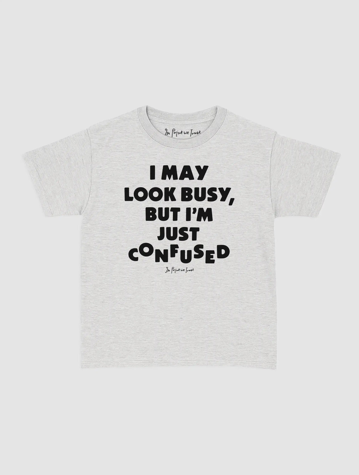 confused baby tee