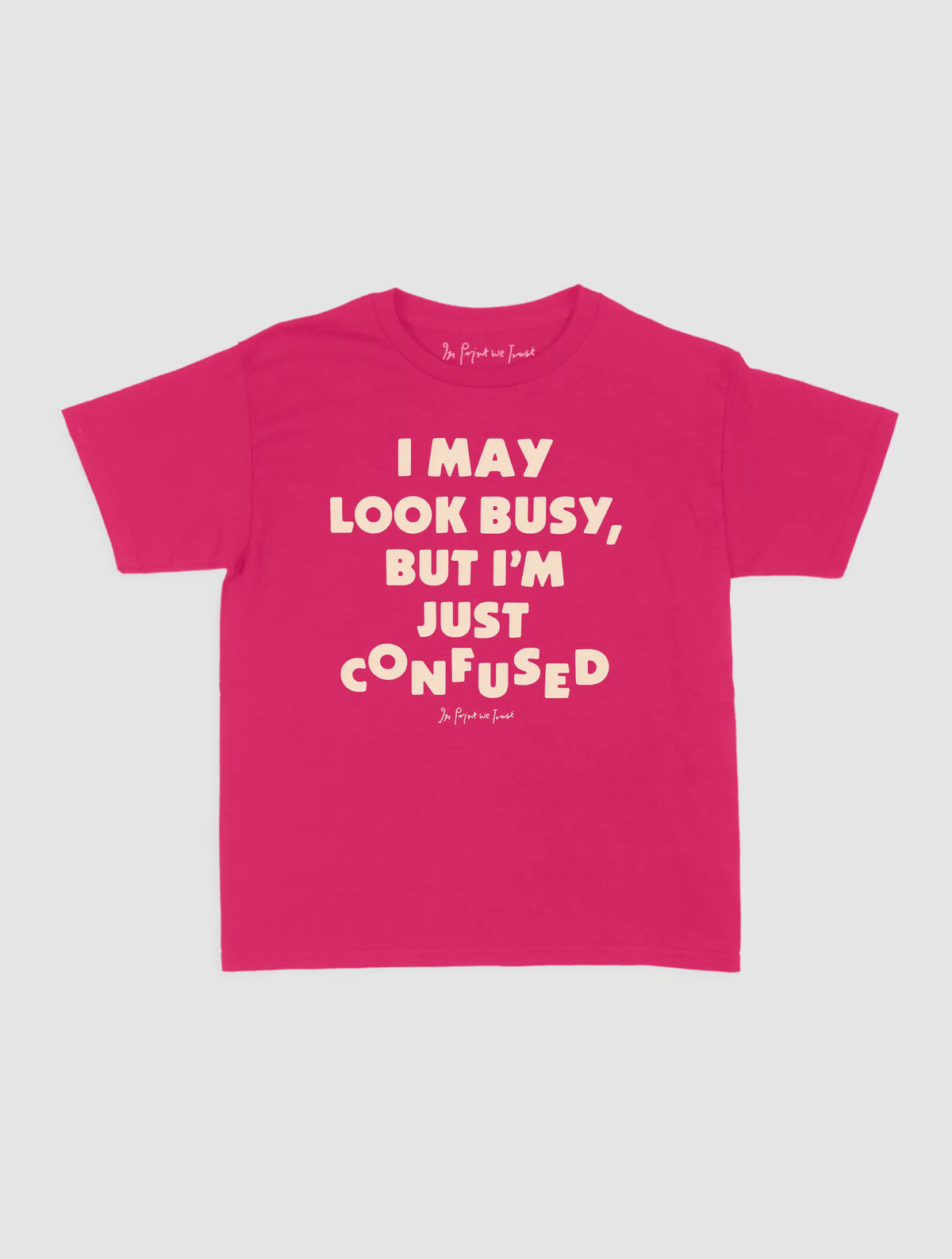 confused baby tee
