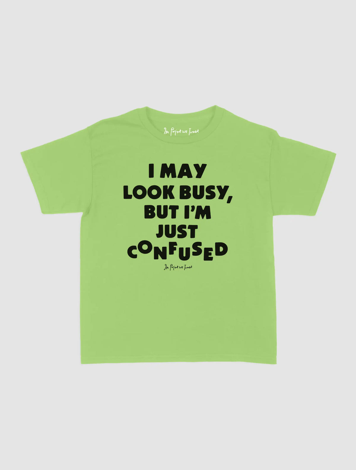 confused baby tee