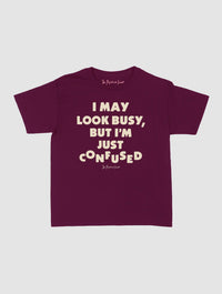confused baby tee