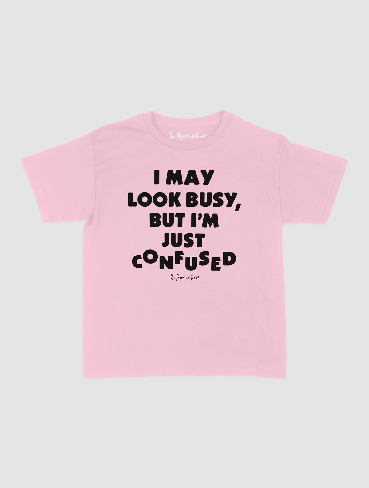 confused baby tee