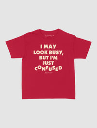 confused baby tee