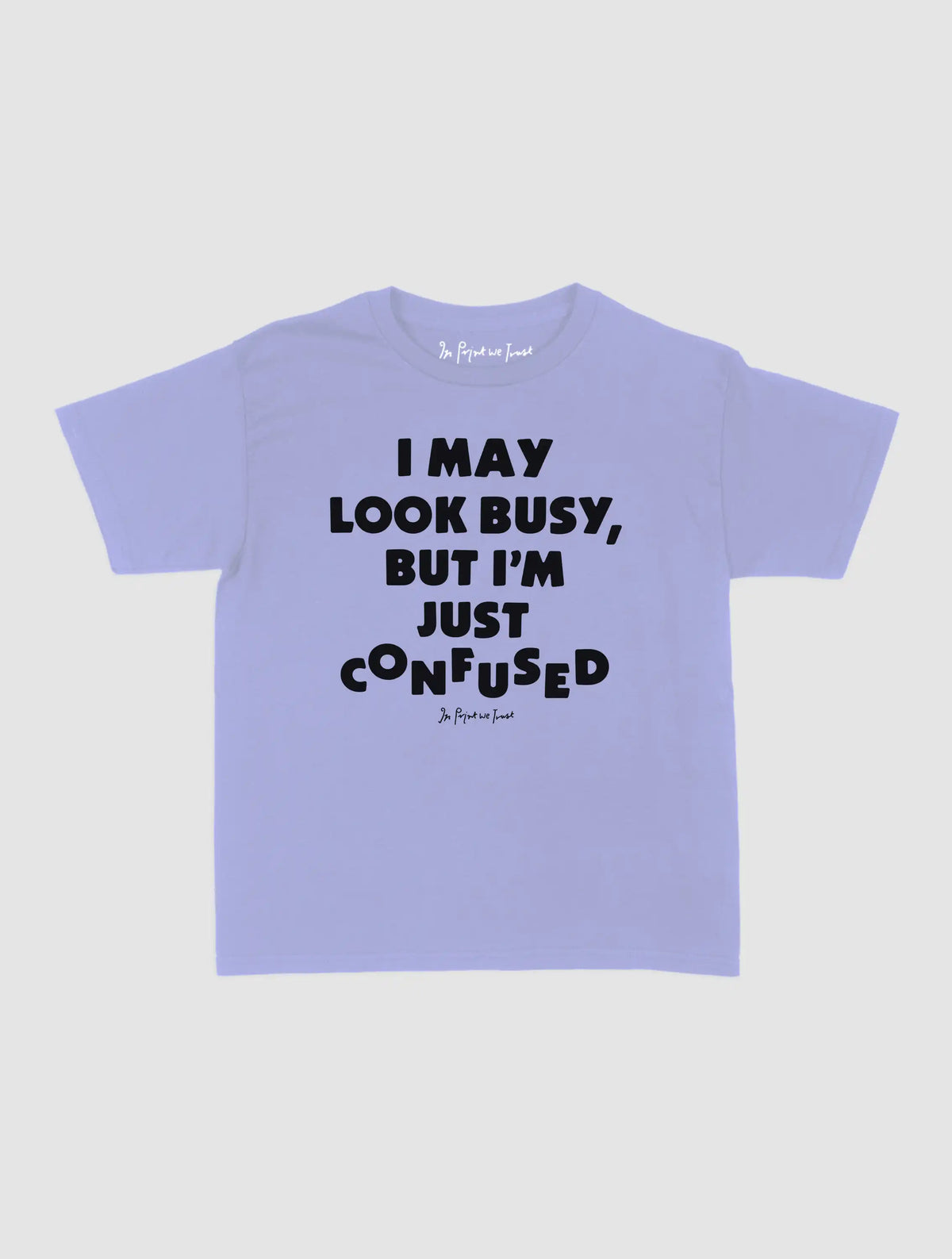 confused baby tee