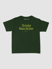 coolest woman baby tee - In Print We Trust